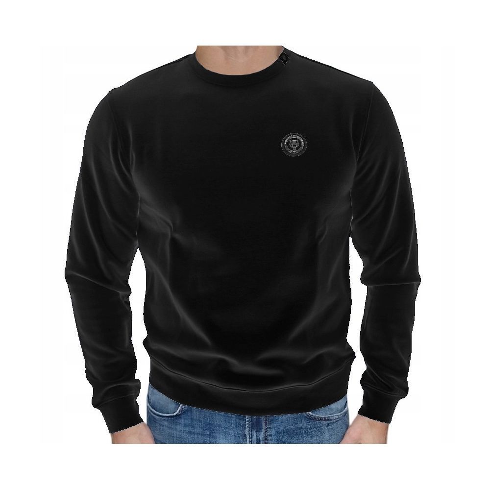 Plein Sport Schwarzes Baumwoll-Sweatshirt
