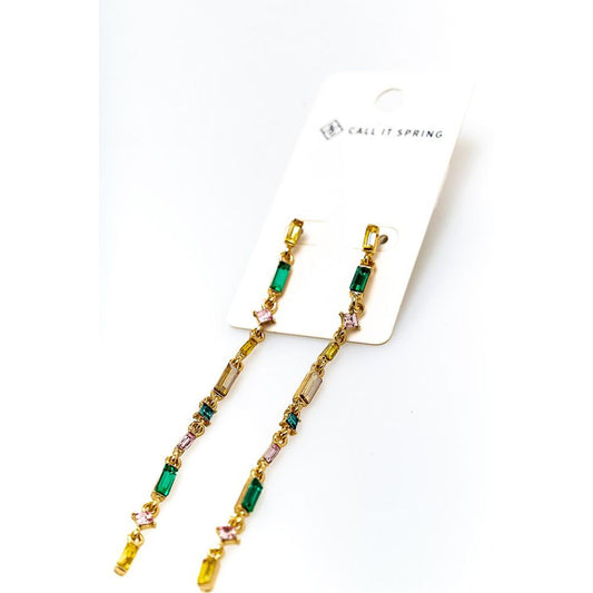 CALL IT SPRING Multicolor Glass Earrings