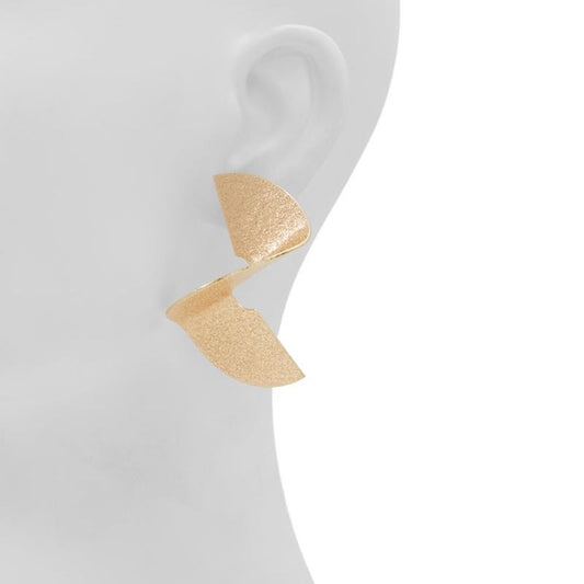 ALDO Gold Elastane Earrings