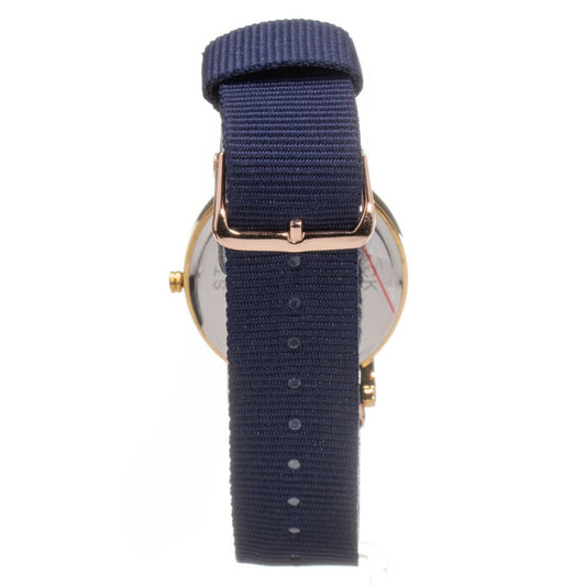 ARABIANS Blue Textile Dress Watch