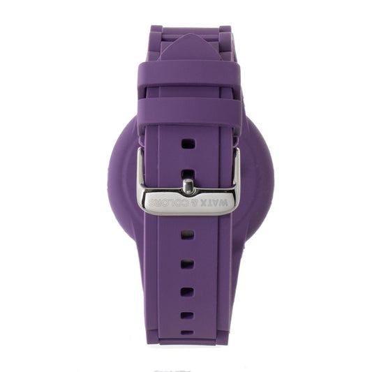 WATXANDCO Purple Synthetic Sport Watch