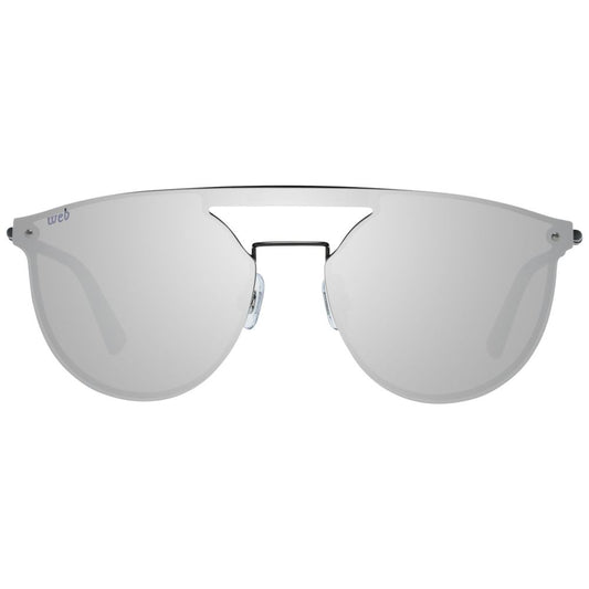 WEB EYEWEAR Black Metal Sunglasses