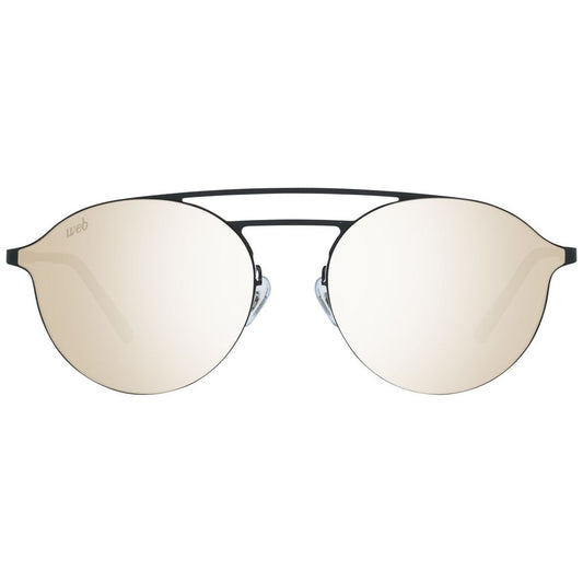 WEB EYEWEAR Black Metal Sunglasses