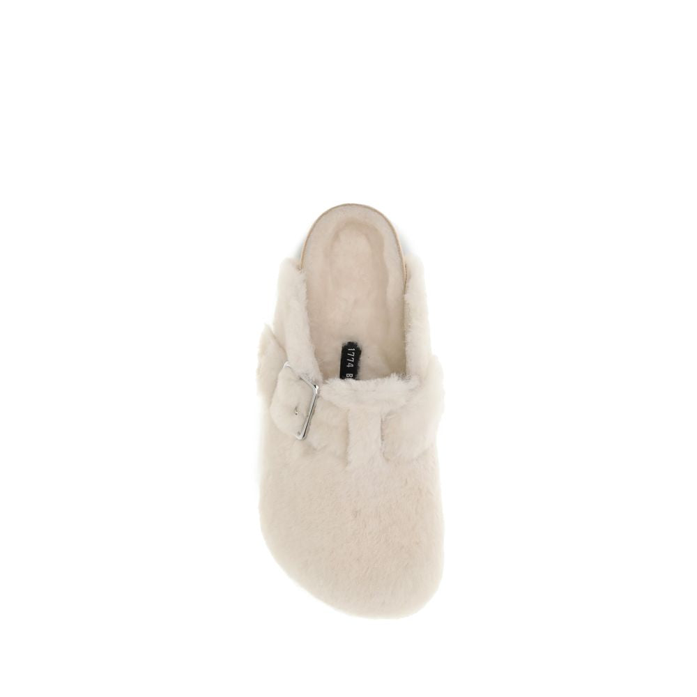 BIRKENSTOCK 1774 Cream Lamb Ovis Aries Aries Mules