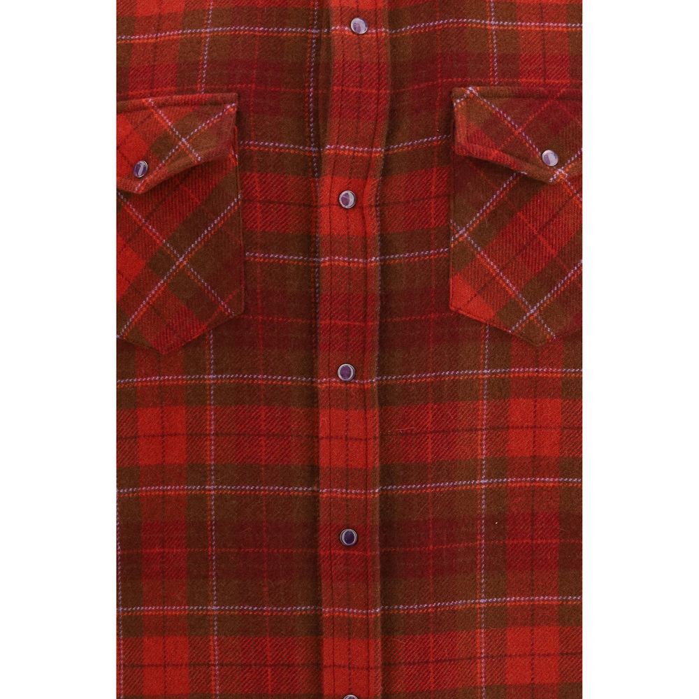God's True Cashmere Multicolor Cashmere Shirt