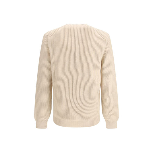 Fendi Beige Fleece Wool Sweatshirt