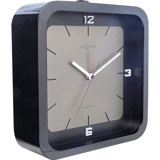 NEXTIME Black Wood Dress Watch