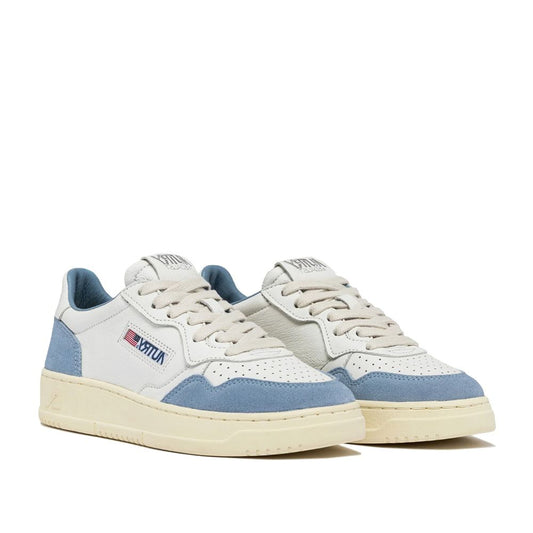 Autry White Leather Low Top Sneakers