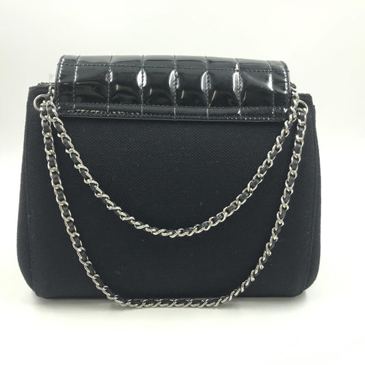 Chanel Chocolate Bar Patent Leather Shoulder Bag