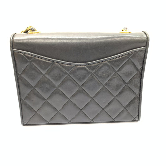 Chanel CC Vintage Matelasse Lambskin Shoulder Chain Flap