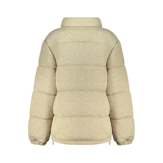 Guess Jeans Beige Polyester Coat