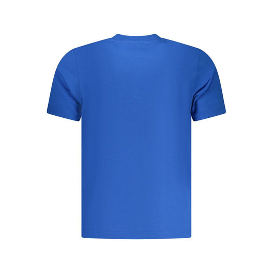 North Sails Blue Cotton Men T-Shirt