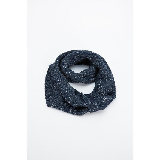 Gas Blue Marabou Scarf