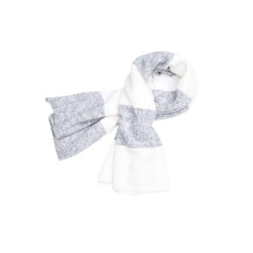 Gas White Marabou Scarf