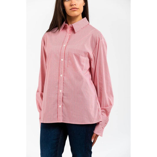 Gas Red Cotton Shirt