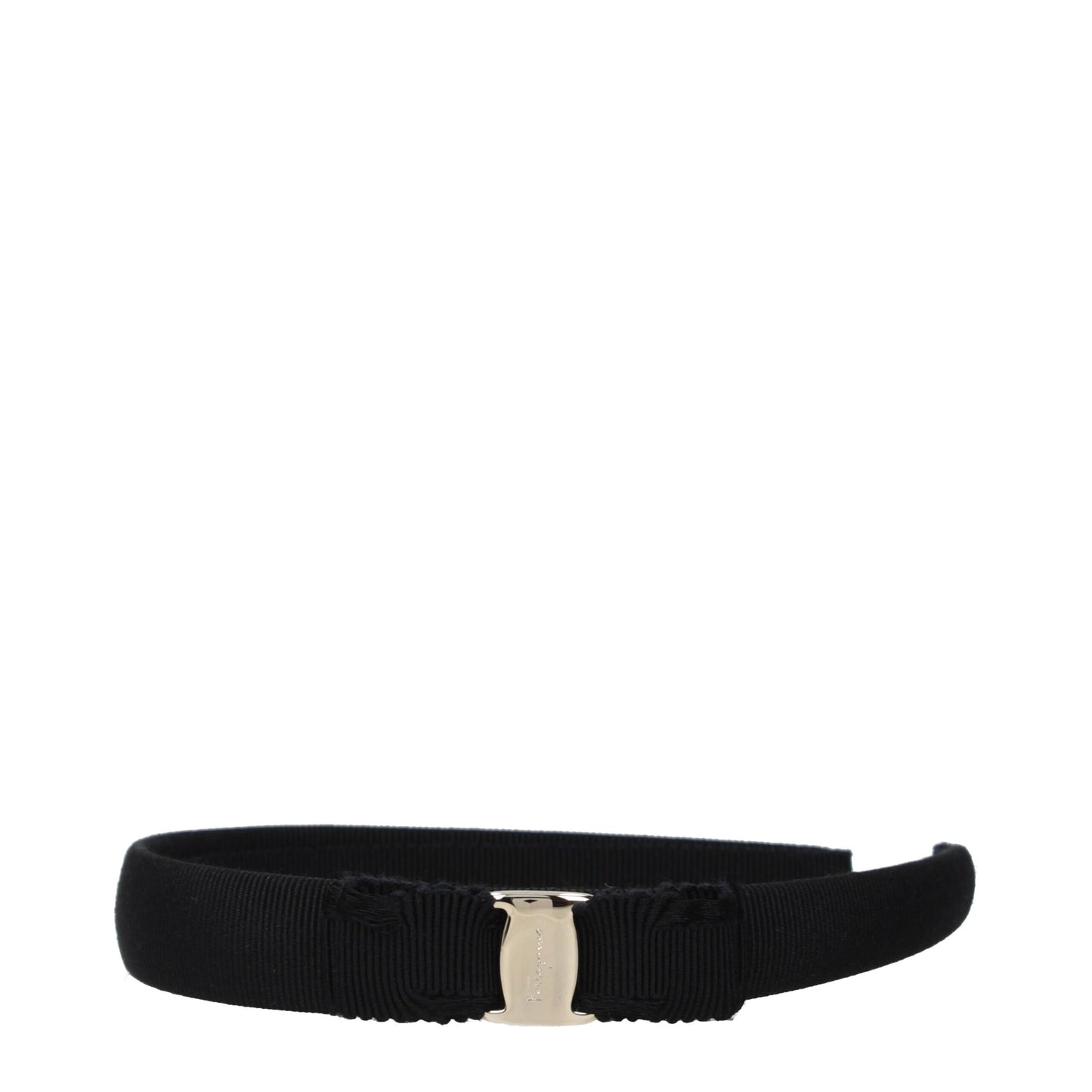 Salvatore Ferragamo Black Cotton Headband