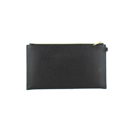 Michael Kors Black Leather Clutch Bag