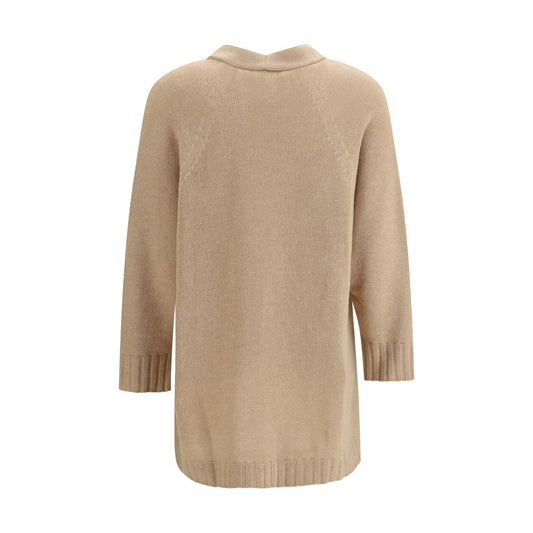 Fabiana Filippi Beige Wool Cardigan