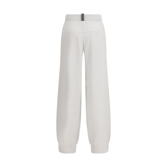 Fabiana Filippi Gray Wool Oves Aries Casual Pants