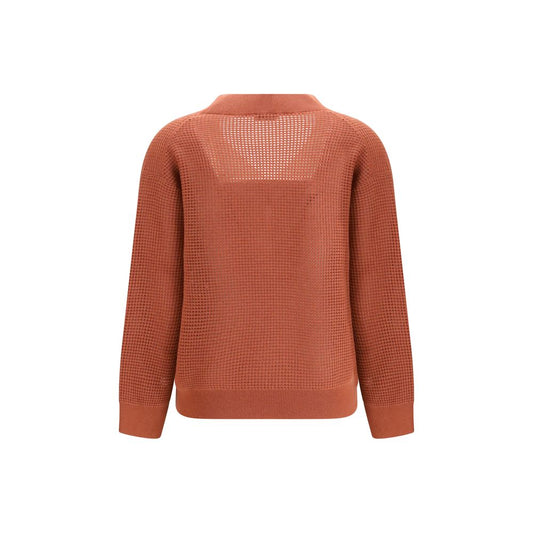 Brunello Cucinelli Red Cashmere Sweater
