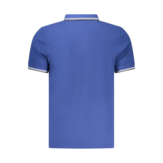 North Sails Blue Cotton Men Polo Shirt