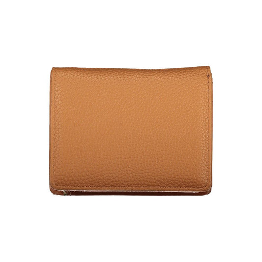 Mario Valentino Brown Polyurethane Women's Wallet