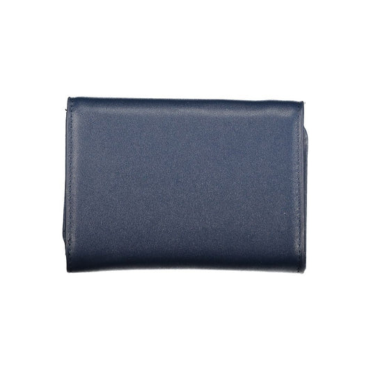 Mario Valentino Blue Polyurethane Women's Wallet
