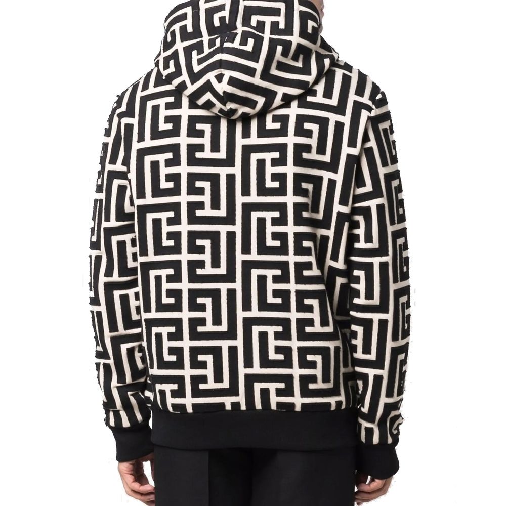Balmain Beige Cotton Sweatshirt