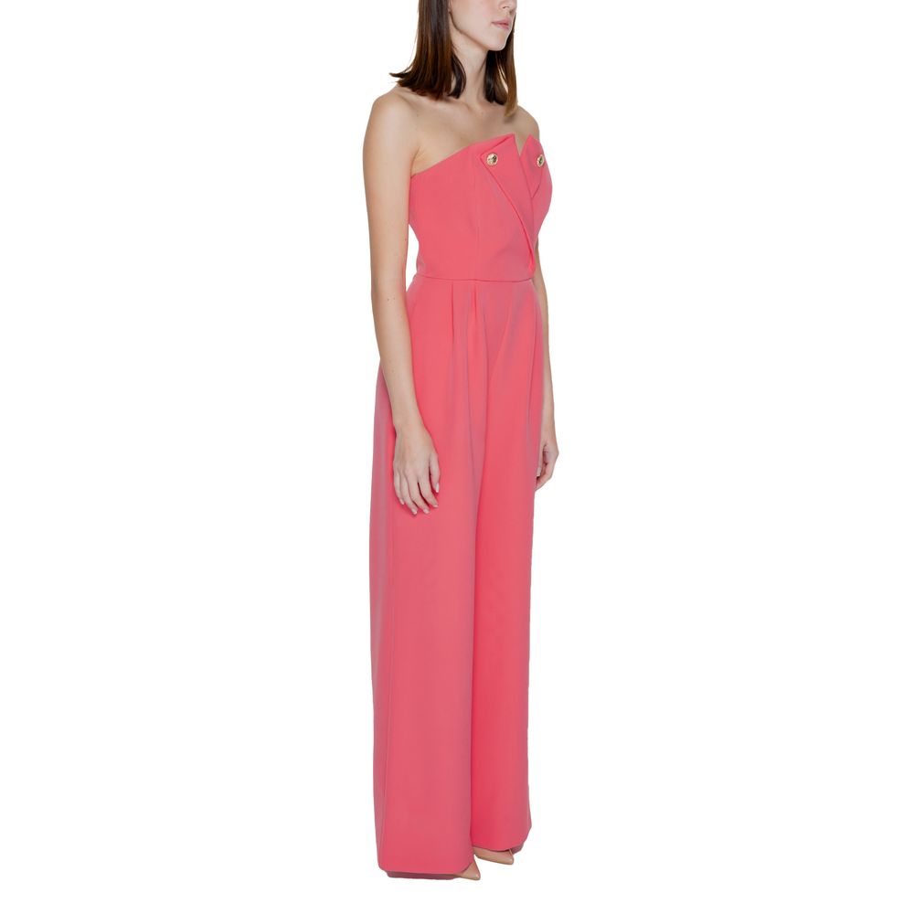 Silence orangefarbener Overall aus Polyester