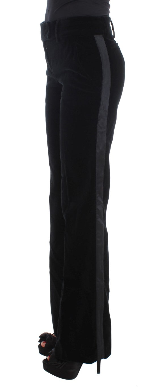 Ermanno Scervino Schwarze Viskosehose