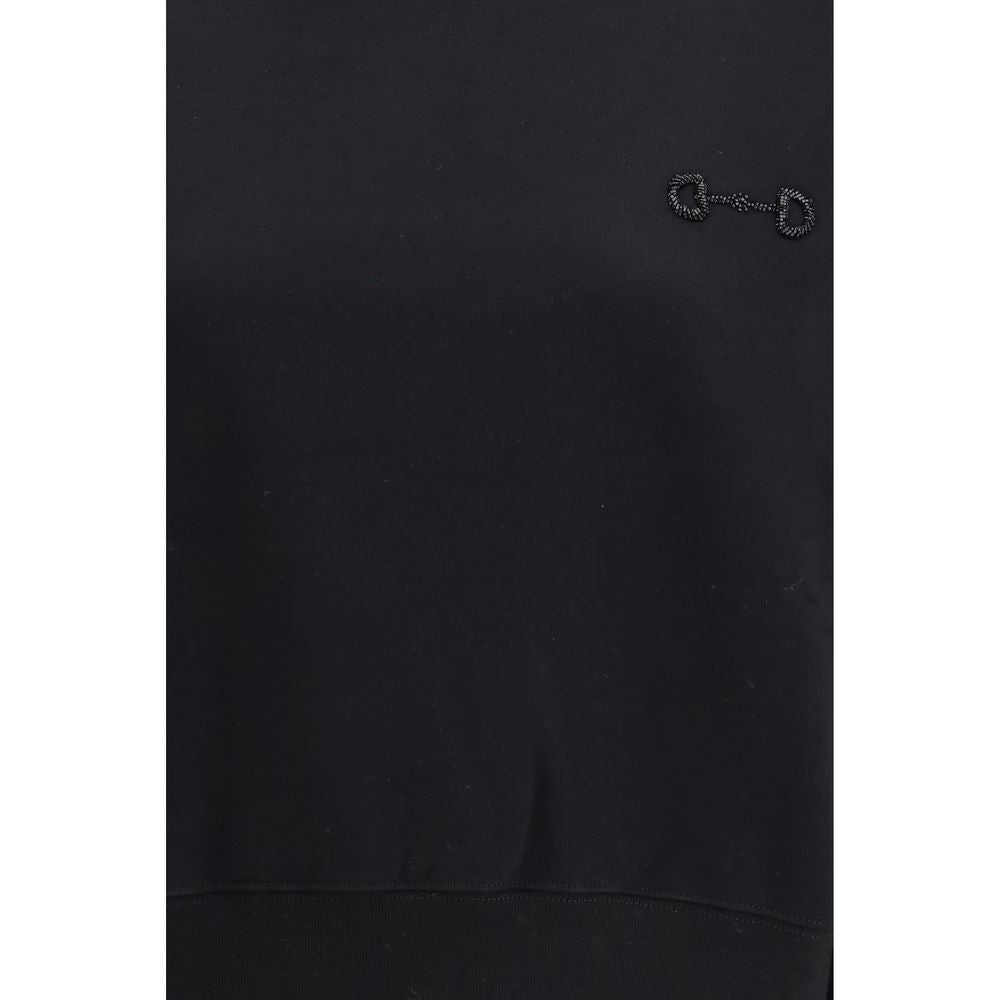 Schwarzes Sweatshirt aus Baumwolle von Gucci