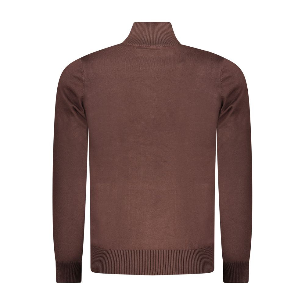 Coveri Moving Marrone Viskose Herren Pullover