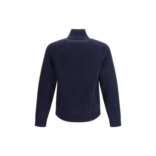 Gucci Blue Wool Full-Length Jacket