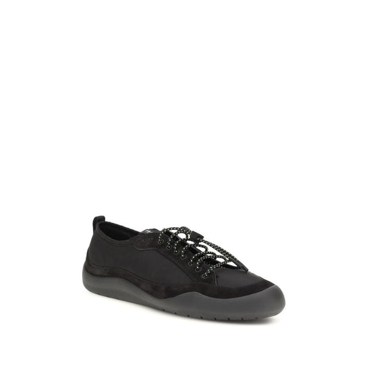 Prada Black Recycled Polyamide Athletic Sneakers