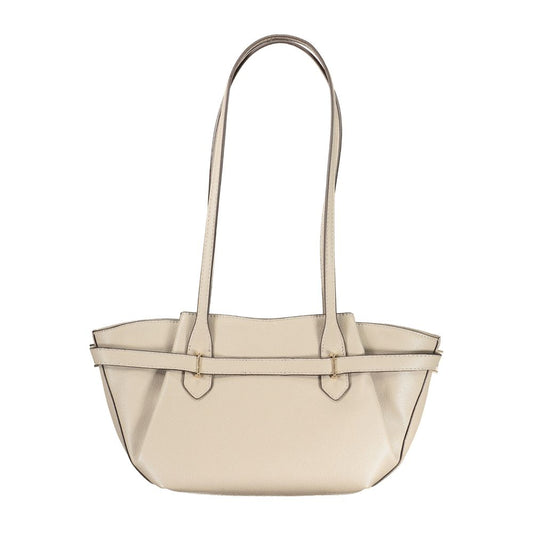 Guess Jeans Beige Polyurethane Women Handbag