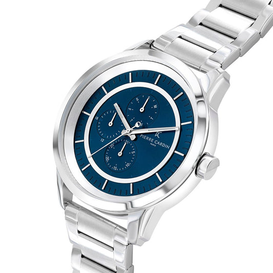 Pierre Cardin Gray Stainless Steel Dress Watch