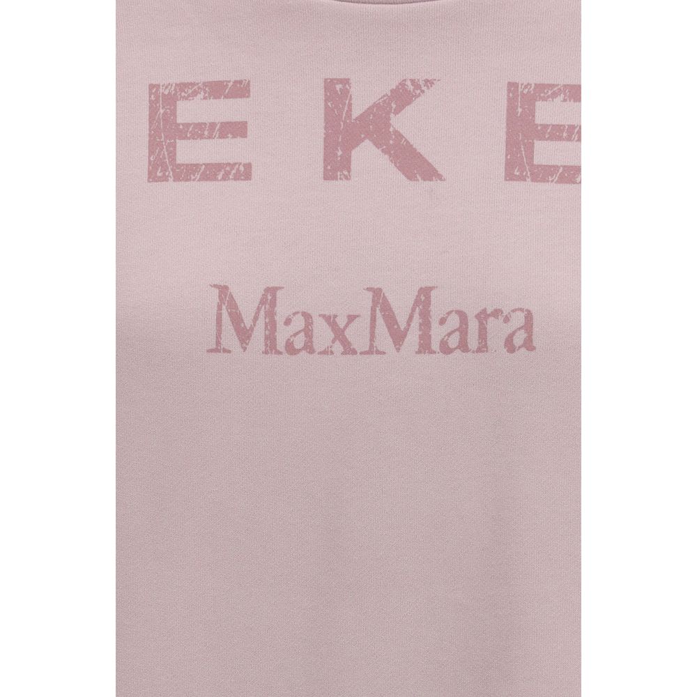 Max Mara Purple Cotton Sweatshirt