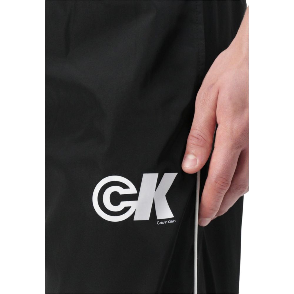 Calvin Klein Jeans Schwarze Polyester Jogginghose