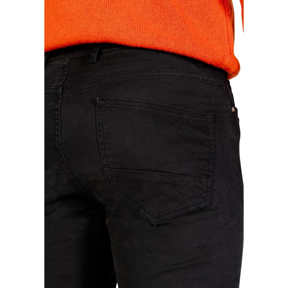 Borghese graue Baumwoll-Röhrenhose