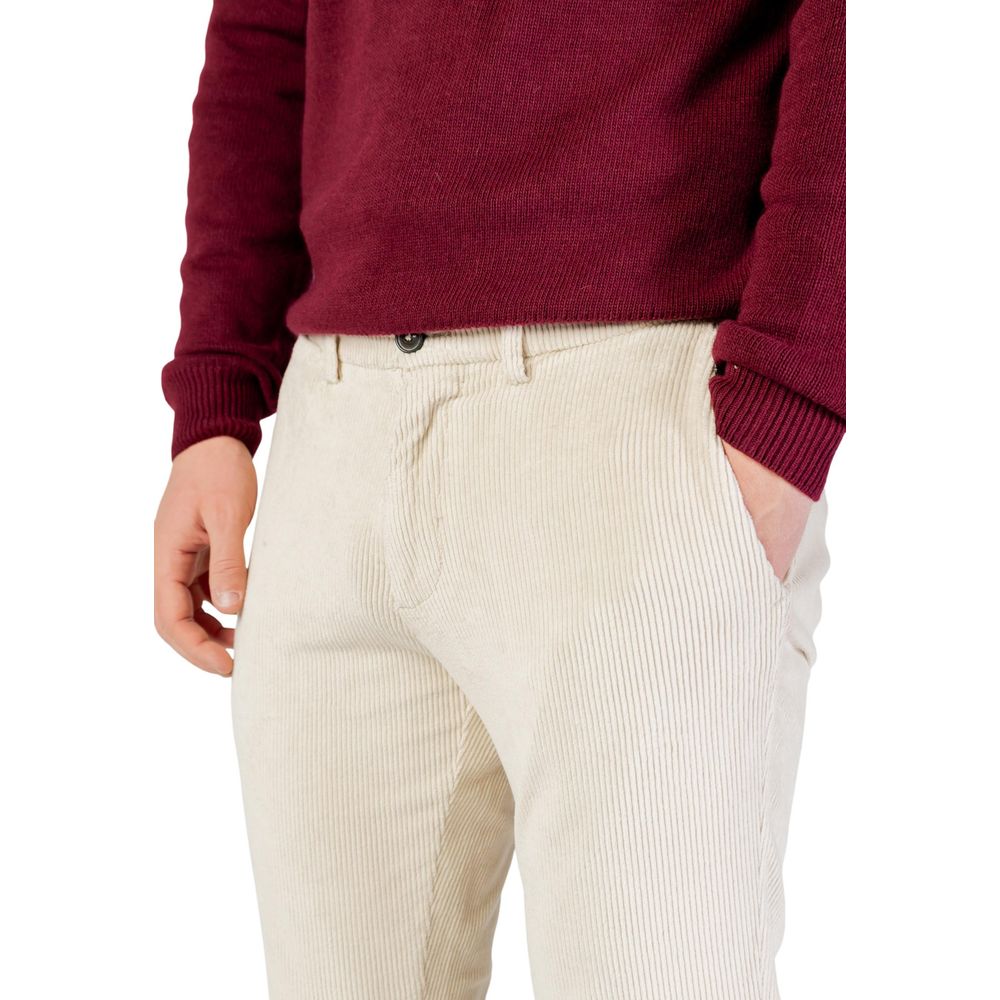 Borghese Beige Baumwollhose
