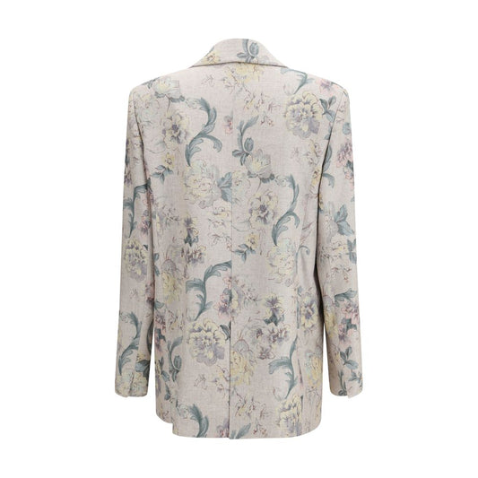 Forte_Forte Multicolor Viscose Full-Length Jacket