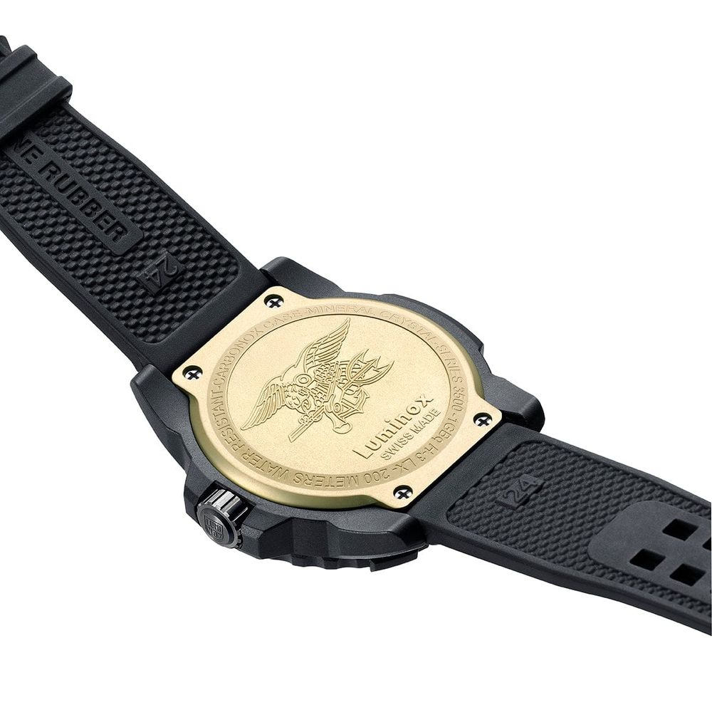 Luminox Black Rubber Sport Watch