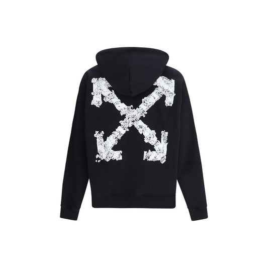 Off-White Black Cotton Sweatshirt