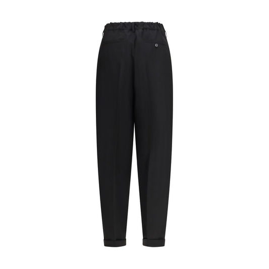 Marni Black Wool Casual Pants
