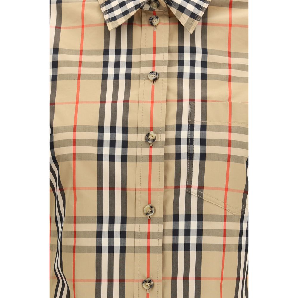 Burberry Multicolor Cotton Pattern Shirt