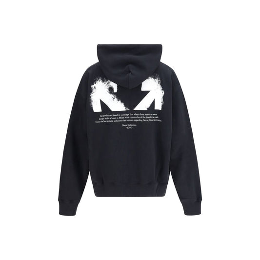 Off-White Black Cotton Sweatshirt