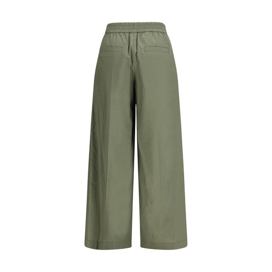 Brunello Cucinelli Bicolor Cotton Casual Pants