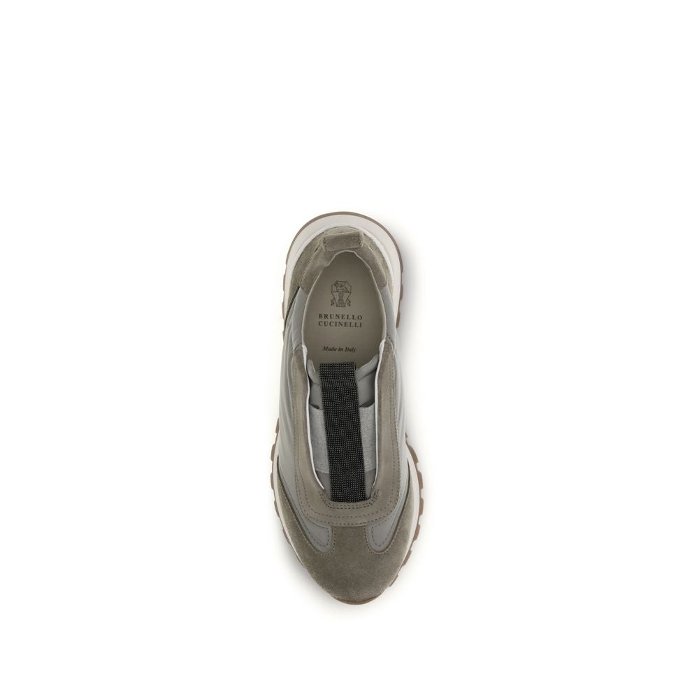 Brunello Cucinelli Bicolor Polyester Sneakers