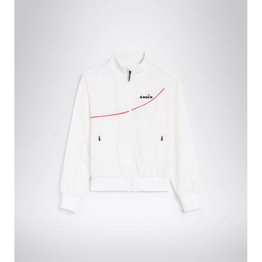 Diadora White Polyamide Shell Jacket