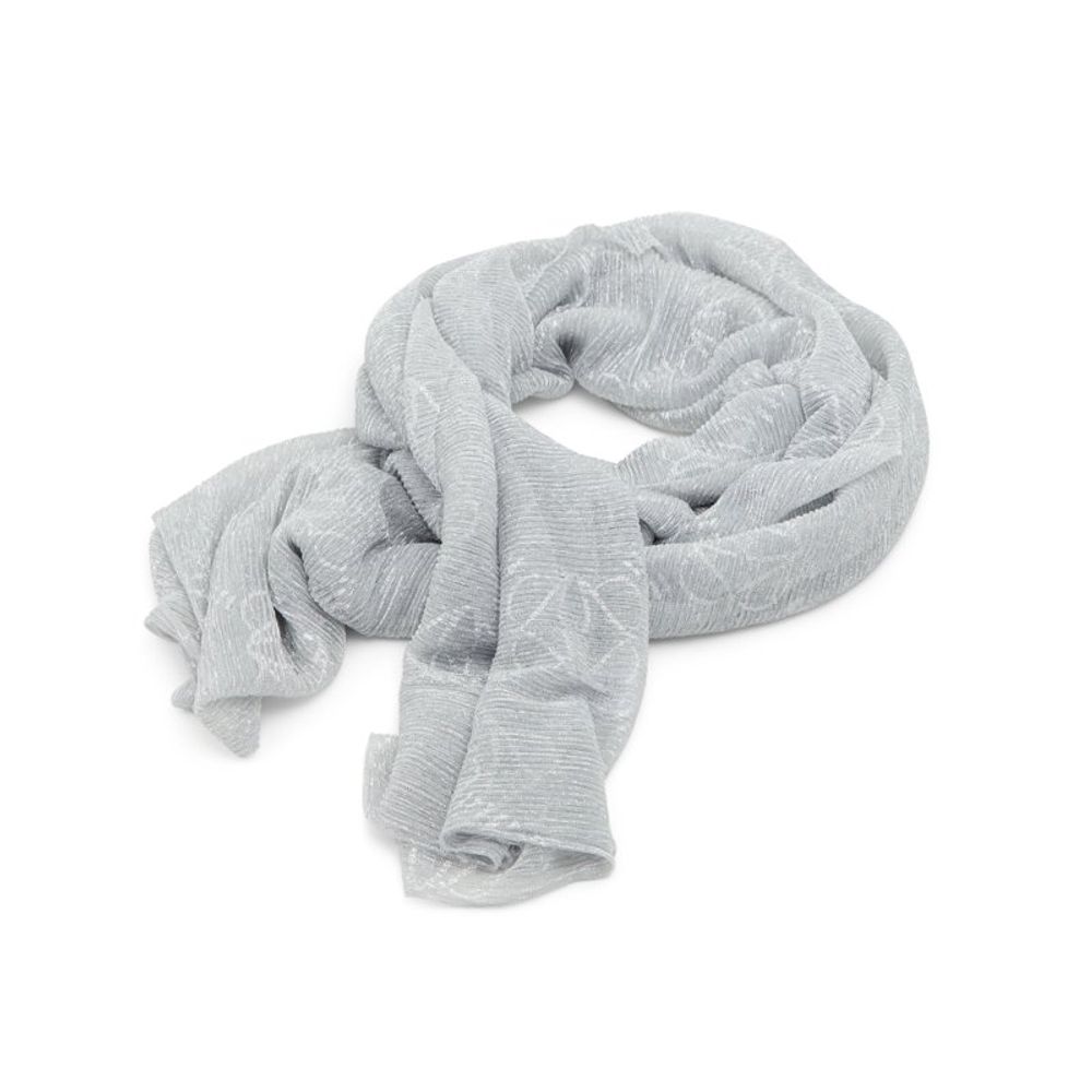 ALDO Silver Polyacrylic Foulard